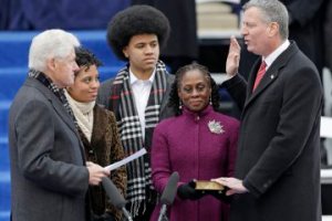 Bill de Blasio, Bill Clinton